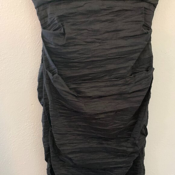 Alex Evenings Ruffled Black Gown Size 10 - Picture 4 of 9